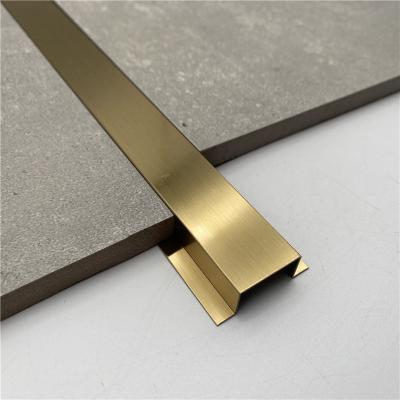 China Decorative Stainless steel metal ceramic corner tile trim for sale