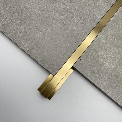 China Cheap Price Hot Sale Sustainable Stocked Black Stainless Steel Tile Trim Profiles for sale