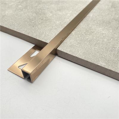 중국 Drop Shipping Factory Whosale Price Aluminium External Corner Angle Ceramic Edge Gold Aluminium L Shape Tile Trim 판매용