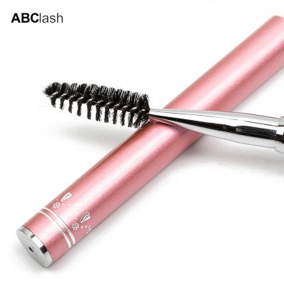 China Mascara Sweep Crystal Pink Eyelash Clean Brush Micro Eyelash Extension Mascara Applicator for sale