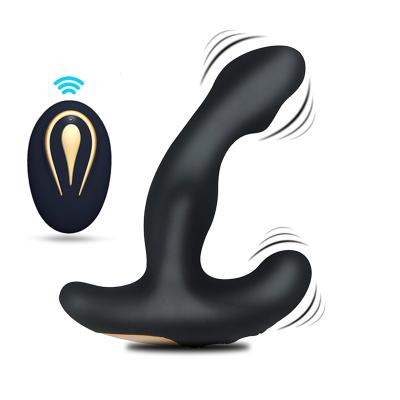 China 9 Modes Vibration Prostate Massager Vibrator Remote Control Anal Toys Butt Plug For Man Anal Plug for sale