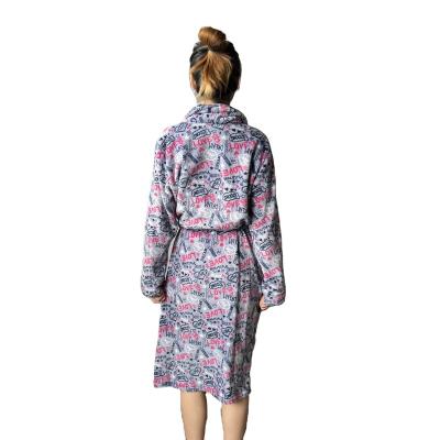 China Factory direct sales various flannel bathrobe women's sexy pajamas QUICK DRY bathrobes for women for sale