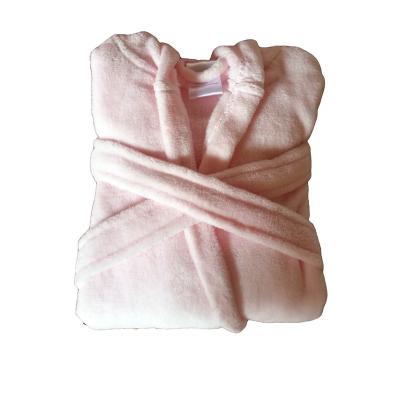 China Top Quality Best Price 100% Polyester Fleece Coral Pajamas Bathing Long Robe Children's Sleepwear for sale