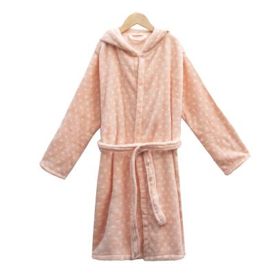 China Girls Thermal Long Kimono Robes, Toddler Kids Hooded Soft Lightweight Bathrobe for Girls 3-14 Years Old for sale