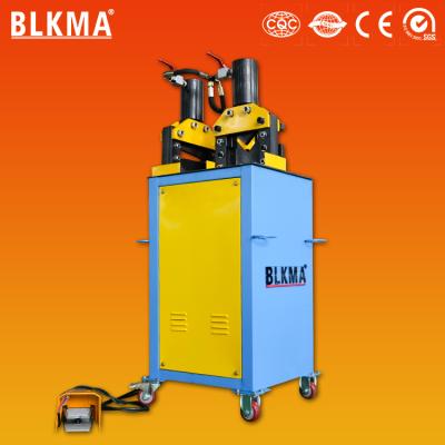 China BLKMA Steel Hot Selling Portable Hydraulic Electric Angle Cut And Hole Easy Operated Steel Punching Machine for sale