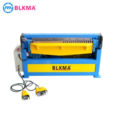 China Small HVAC Label Cutting And Sheet Metal Hydraulic Bending Folding Machine for sale