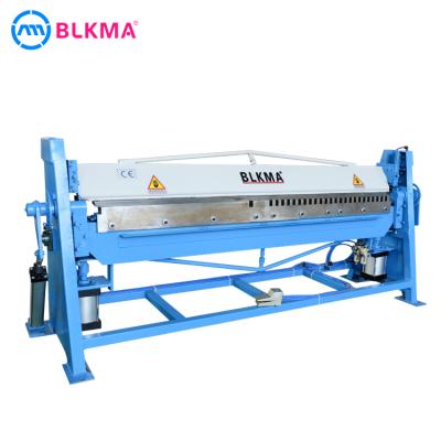 China Building Material Stores Sheet Metal Flange Pneumatic Folder Bending Machine / Crimping Machine for sale