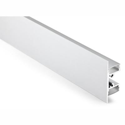 China Aluminum Led Radiator Edge Lit Profile For Led Strip , Thru Alu Led Channel for sale