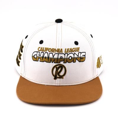 China COMMON Custom Flat Brim 6-Panel Baseball Cap Snapback Hat With Embroidery Logo For Factory Wholesale for sale