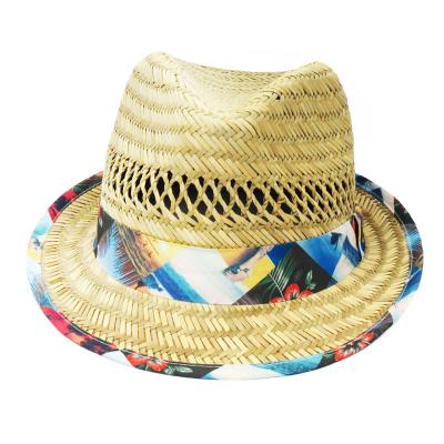 China Straw Hats Straw Hats Sun Straw Braid Floppy Beach Panama Hat Women Men Summer Unisex Outdoor Casual Spring Straw Hats for sale