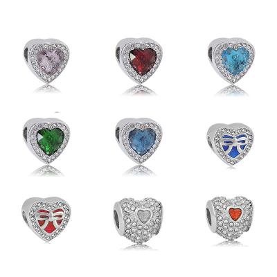 China Cute Cute Qings Stainless Steel Jewelry Making DIY Small Pendants Heart Charms for sale