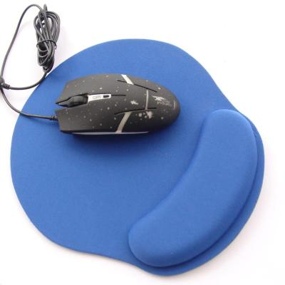 China Durable Hot Selling Custom Design Computer Desk EVA Solid Color Protection Wrist Mouse Pad for sale