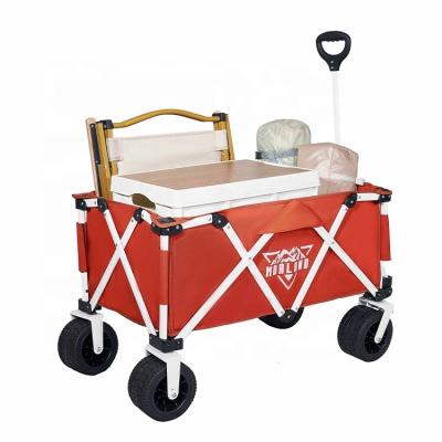 China Beach All Terrain Picnic Color Beach Cart Customized Outdoor Camping Garden Cart Heavy Duty Foldable Cart for sale