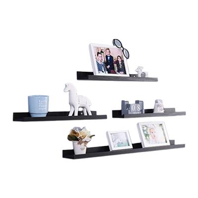 China (Size)Adjustable High Quality Wooden Wall Shelf E1 MDF Polished Adjustable Wooden Wall Shelf for sale