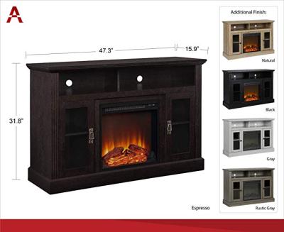 China Unique Design MDF Wood Burning Fireplace Eco - Friendly Top Quality With SGS Certificate for sale