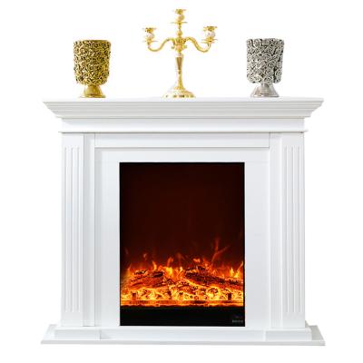 China / European MDF Indoor Wood Burning Fireplace Mantel With Certificate for sale