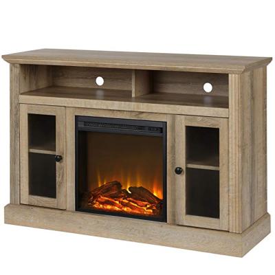 China Easily Assemble Modern Rustic French Minimalist Home Decor Stylish Wooden Decorative Fireplace Retro for sale