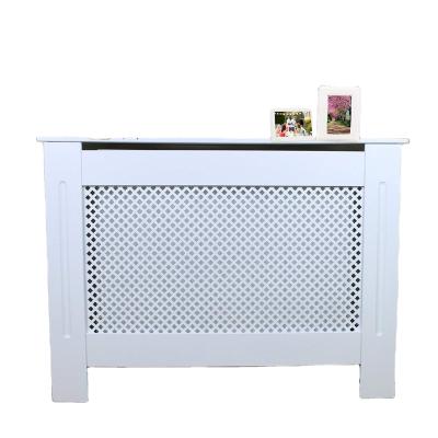 China Contemporary Wholesale Custom Made MDF Radiator Cover Fireplace Indoor Mantel Wooden Radiator Cover for sale