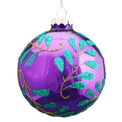 China Holiday decoration & 2020 New Gift Design Good Quality Glass Christmas Ball Christmas Ornament for sale