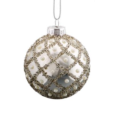 China Holiday decoration & Gift New Products Wedding Hanging Decoration Christmas Glass Ball for sale