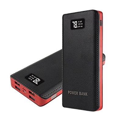 China High Quality External Mobile Power Bank Fashion Portable Charger High Capacity Battery Usb 4 LCD Power Bank for sale