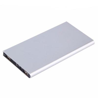 China Economical Portable Slim Metal Mobile Phone Power Bank Dual High Capacity Power Usb Power Bank for sale