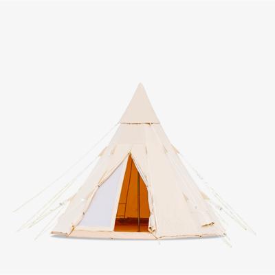 China Straight Tying Type 12.3 Cotton Pyramid Tent Wholesale High Quality Camping Tent for sale