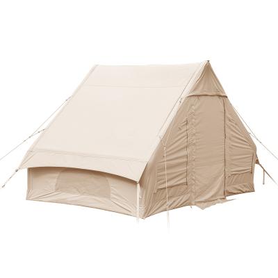 China Straight Bracing Type 2021 Air 6.3 High Quality Cotton Inflatable Tent Car Roof Top Tent for sale