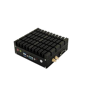 China Win10/Linux Industrial Mini PC with Cel-eron N4000/J4125 CPU and USB/COM/VGA/HD-MI for sale