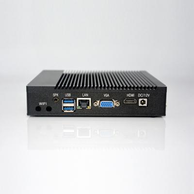 China Other Chipset Type Quad Core Processor Win 10 System Fanless Mini Pc for Business for sale