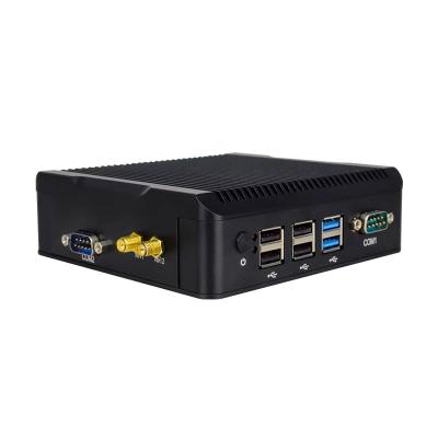 China Customized Aluminium Alloy Small Mini Pcs Graphics Workstation Desktop Computer Host for sale