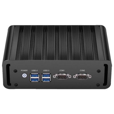 China Embedded I7 Pc Network Industrial Control J1900 4Gb 64Gb Fanless Industrial Mini Pc Box for sale