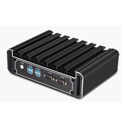 China Industrial Mini Host PC with Quad Core Fanless Design and Dual Network Compatibility for sale