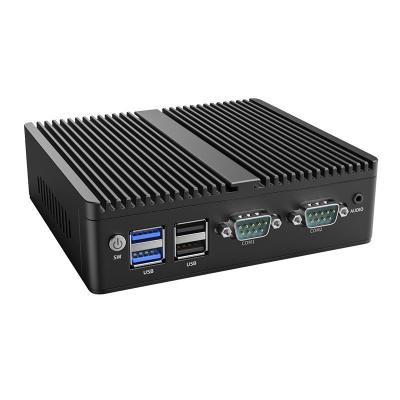 China Hot Sales Minipc Oem Odm 4G Ram 64G Windos 10 Microcomputers Portable Computer Dual Lan Display Fanless Mini Pc for sale