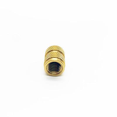 China Water Treatment Customized Fastener Insert Nut M5 M6 M8 M10 M12 Aluminum Brass Knurled Round Insert Knurled Nuts Hex Copper Nut for sale