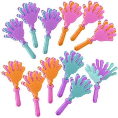 China Noisy Maker Hand Clappers Noisemakers Assorted Plastic for Sports, Parties and Concerts Party Favors Boys and Girls 4 Inches Custom Logo OEM for sale