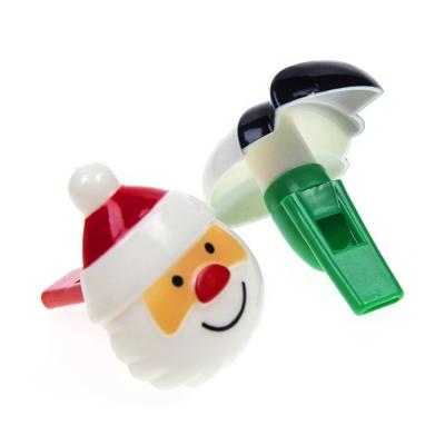 China Noisy Maker 2 Inch Christmas Whistle Clappers Noisemakers Assorted Plastic Noisemakers for Sports, Parties Party Favors Boys and Girls for sale