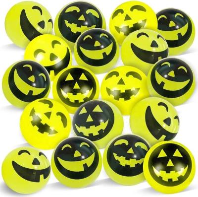 China Sports Toy Glow in The Dark Jack-O-Lantern Bouncing Ball 1.75 Inch High Bounce Balls for Kids Glowing Party Favors for Boys and Girls for sale