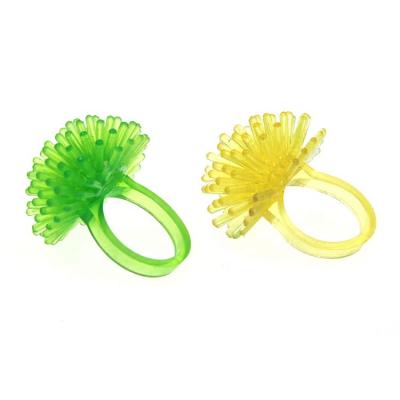 China Funny Educational Toy 1 Inch Spiky Hedge Rings Ball for Kids Soft Sensory Balls in Various Vibrant Colors, Calming Sensory Fidget Toys for Children for sale