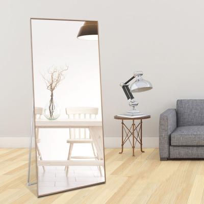 China Decorative Wholesale Portable Wide Frame Full Body Wall Dressing Mirror for sale