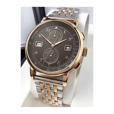 China Automatic Date Stainless Steel Band Full Automatic Calendar Men's Wrist Watch for sale