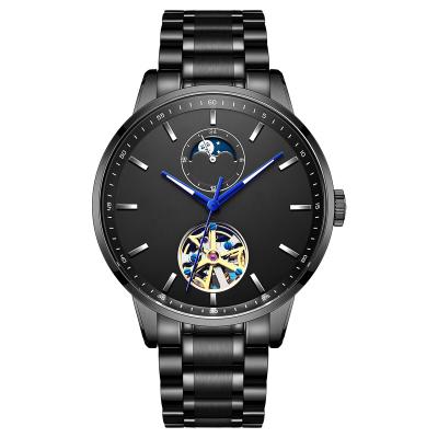 China Moon Phase Color Mens Stainless Steel Case Sun Moon Phase Business Automatic Watch for sale