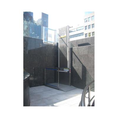 China Contemporary ramp to suit a building wheelchair hydraulic lift platform with door for disabled lift home for sale