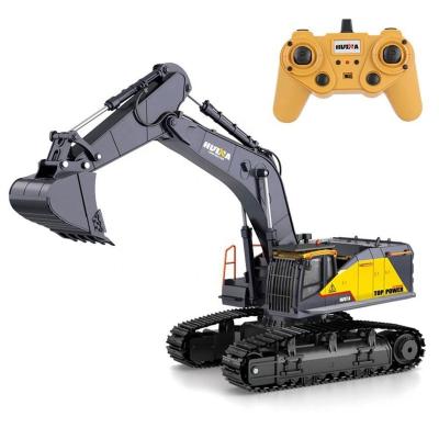 China Dropship RC Model 1/14 Scale 2.4GHz 22 Channels Huina 1592 Radio Control Excavator 7.2V/1200mAh for CN/AU/PL/US Over-8 Years for sale