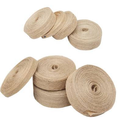 China Jute 10m Hessian Burlap Ribbon Bouquet Viable Gift Wrapping Floristry Gift Wrapping Silk Fish Opens DIY Vintage Burlap Webbing Ribbon for sale