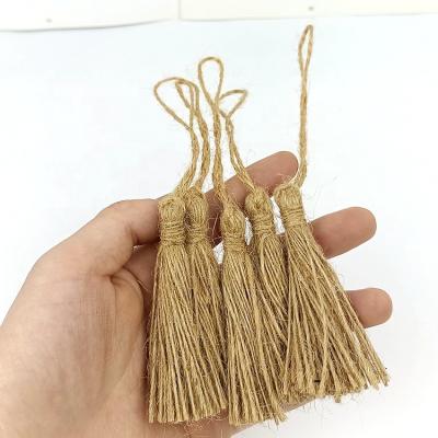 China DIY Home Decor Accessories Hemp Tassel Rope Jewelry Handmade Wall Hanging Ornament for sale