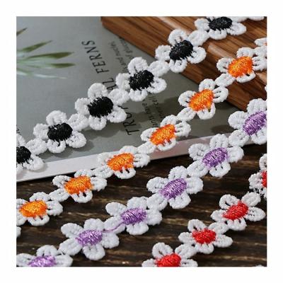 China Wholesale hot sale water soluble garment lace polyester trim water soluble lace for clothes for sale