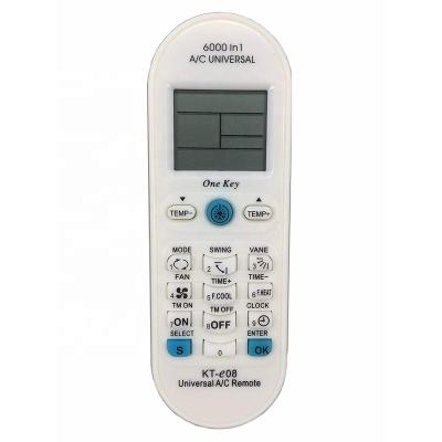 China Universal AC Remote Control Air Conditioner Air Conditioner Remote Control kt-e08 for sale