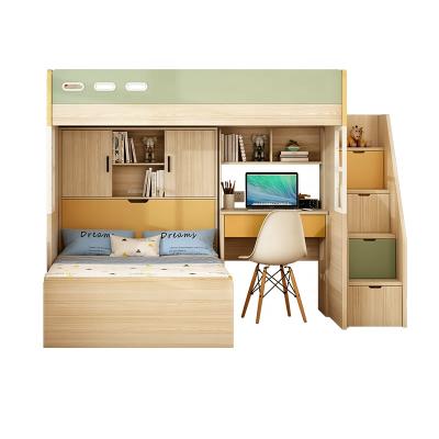 China Cheap OEM Packing Kids Bunk Beds French Furniture Wood Pcs Color Design Material Origin TypeStudy for sale