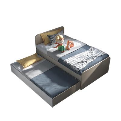 China (Others) 2021 adjustable wooden bed with caster bed or pullout bed and large storge space with cheap price for sale